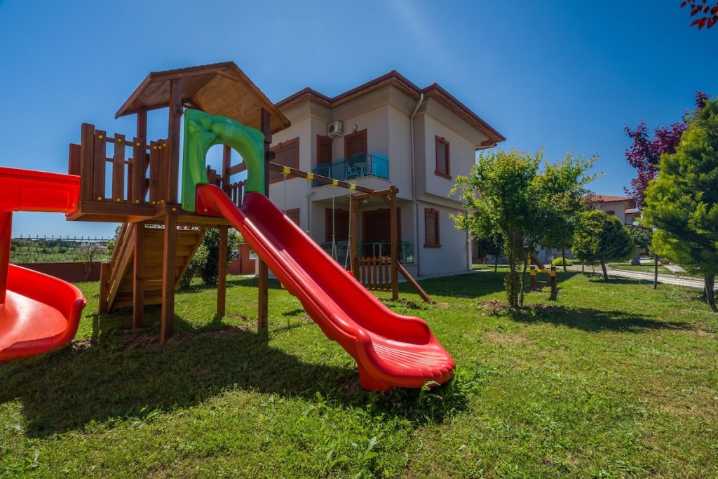 Belek tenis kortları bölgesi havadan villa görünümü – Villa Vista Belek Kadriye